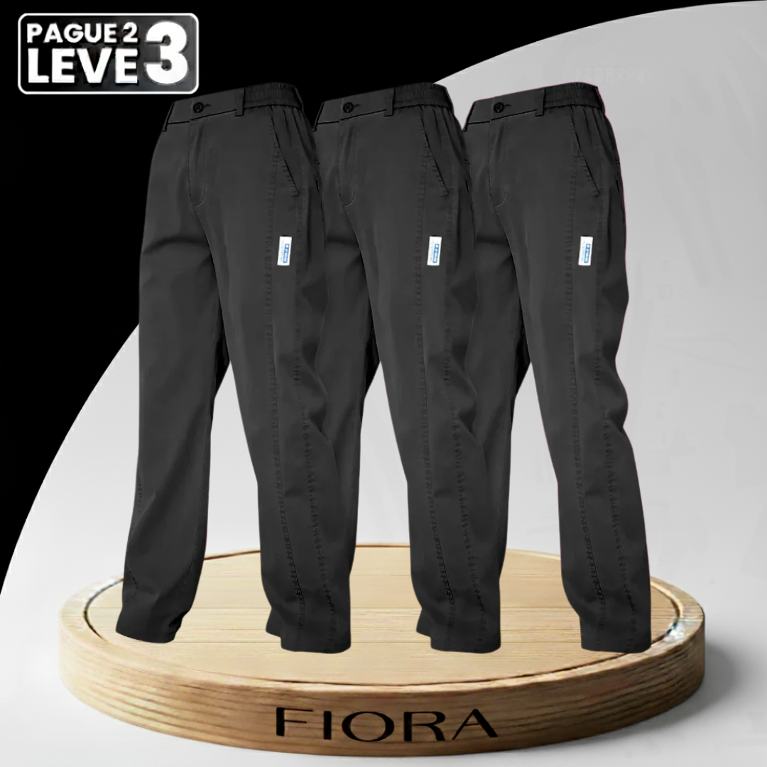 Pack 3 Pantalones Aurora Seda Fría — Negro/Negro/Negro — Modazzy