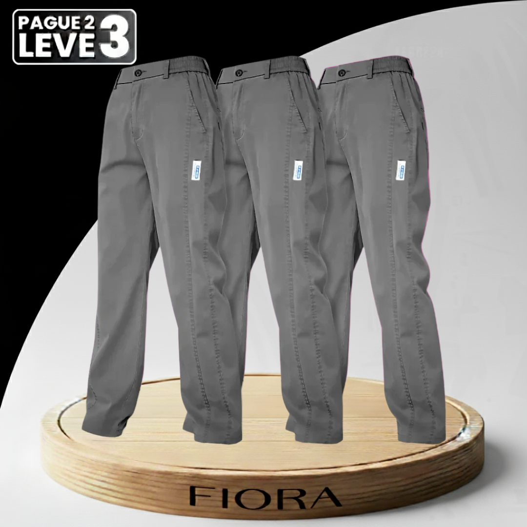 Pack 3 Pantalones Aurora Seda Fría — Gris/Gris/Gris — Modazzy