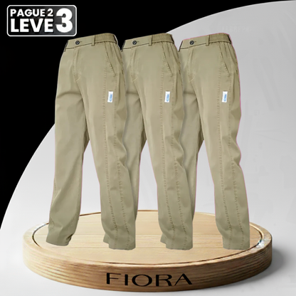 Pack 3 Pantalones Aurora Seda Fría — Beige/Beige/Beige — Modazzy