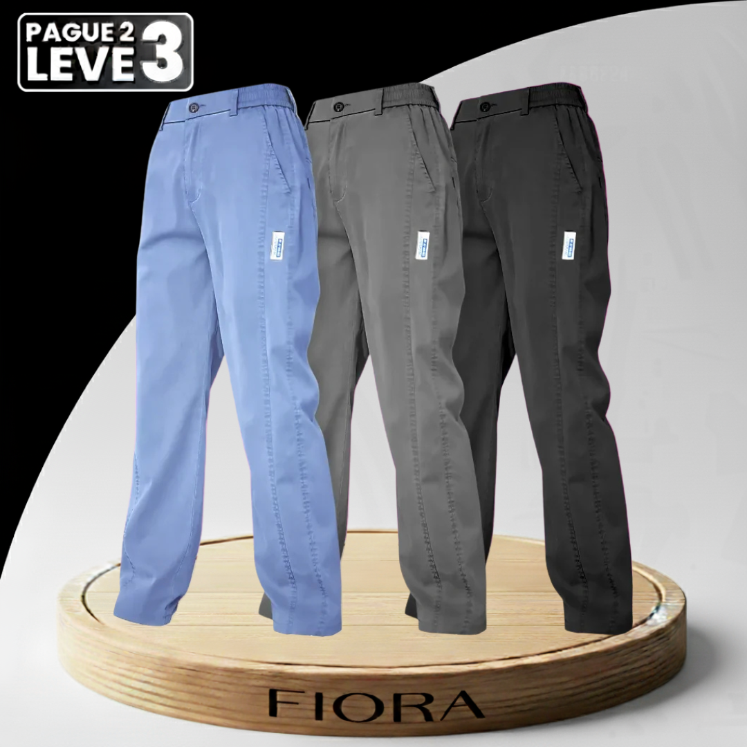 Pack 3 Pantalones Aurora Seda Fría — Azul/Gris/Negro — Modazzy