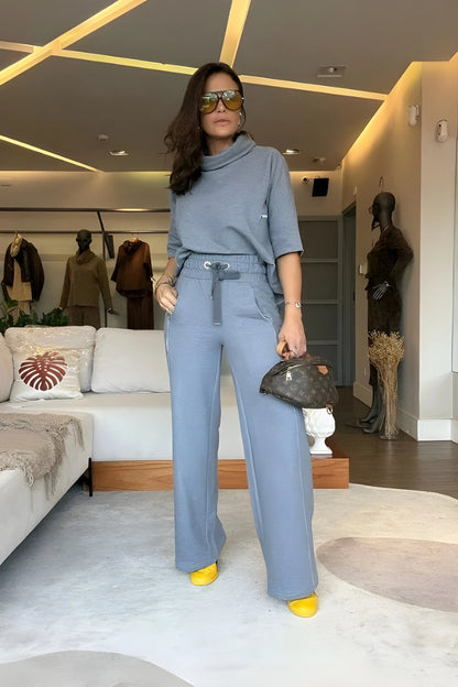 Conjunto Serena Gris Jaspeado Oscuro — Imagen 11 — Modazzy México
