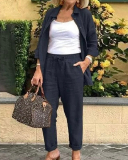 Conjunto con Botón Isabele