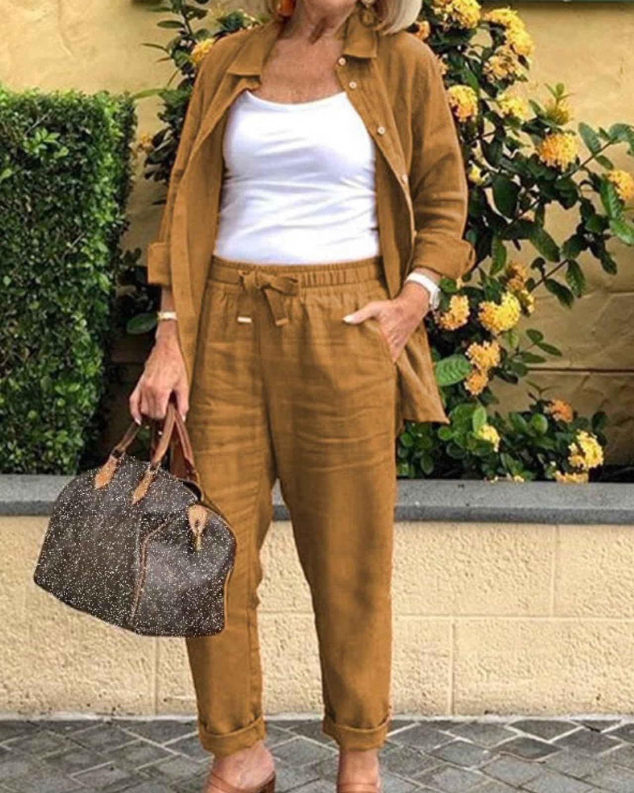 Conjunto con Botón Isabele