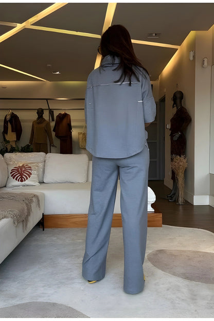 Conjunto Serena Gris Jaspeado Oscuro — Imagen 12 — Modazzy México