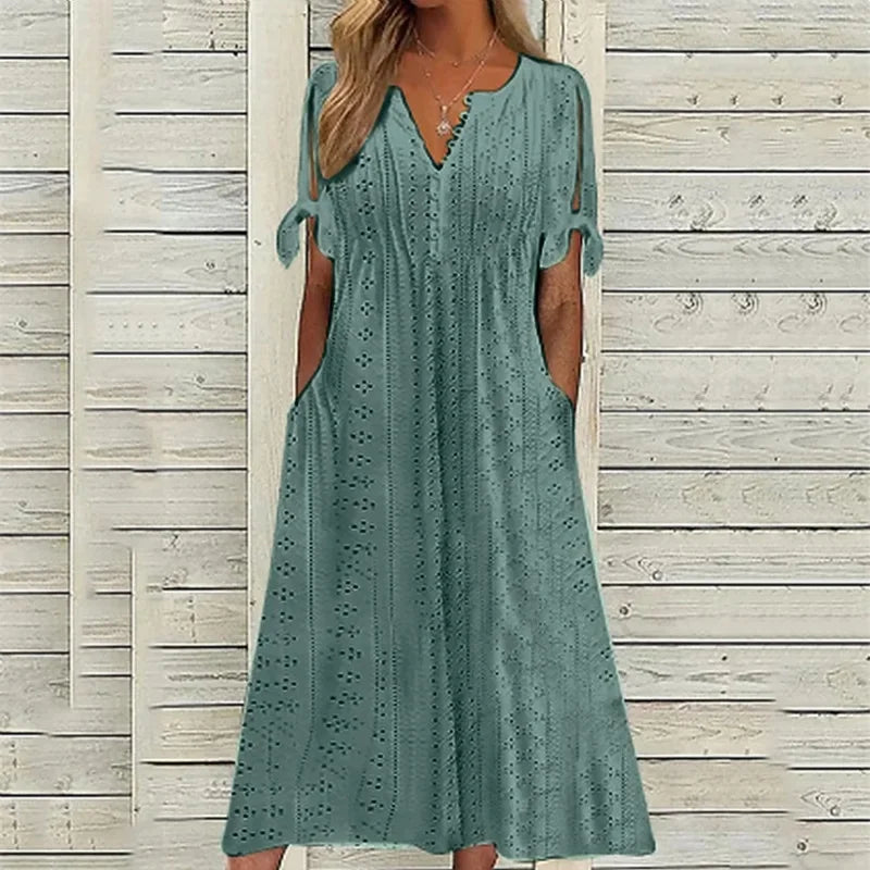 Vestido Encaje Jana — Elegante y Femenino — Imagen 7 — Modazzy México